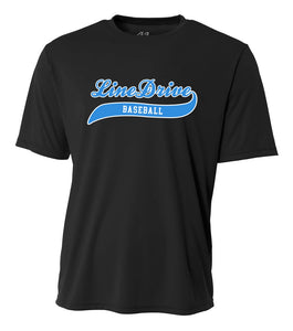 Line Drive Practice Tee BLACK