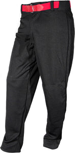 Black Relaxed Baseball Pants