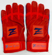 Load image into Gallery viewer, Pro Style Signature Batting Gloves ROYAL BLUE/ RED
