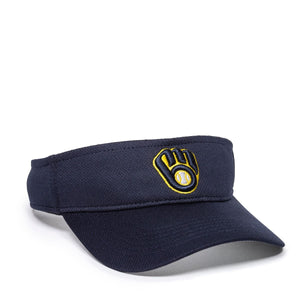 BREWERS NAVY VISORS